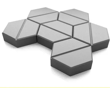 фото Тротуарная плитка "Шестигранник" НА ГРАНИТНОЙ ОСНОВЕ (240x210x45мм)