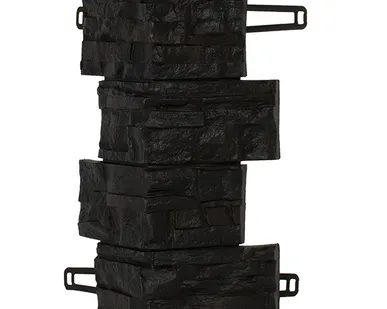 фото Угол фасадной панели «Royal Stone», скалистый камень Монреаль