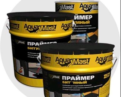 фото Праймер битумный Aquamast, ведро 3л