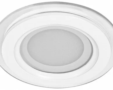 фото Светильник встраиваемый LED 6W 4000K AL2110 круг белый 100х37 Feron