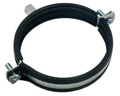 фото Хомут для круглых воздуховодов d125 мм оцинкованный