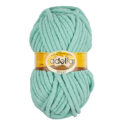 Фото №0 Пряжа ADELIA "DOLLY" 100% полиэстер 100 г 40 м №01 БЕЛЫЙ