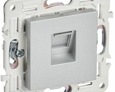 фото SKANDY Розетка компьютерная RJ45 кат.5E SK-K01S серебряный IEK