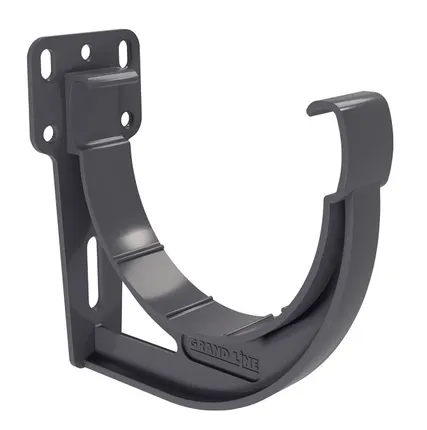 Фото №0 Кронштейн желоба 135 slider ПВХ Grand Line, графит