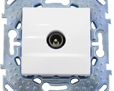 фото UNICA Розетка TV оконечная в рамку белая Schneider Electric