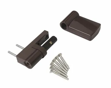 фото Петля дверная Elementis KTS-RT (15-20 мм), на 100кг., Коричневый, RAL8019