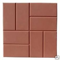 фото Тротуарная плитка 8 кирпичей 40x40