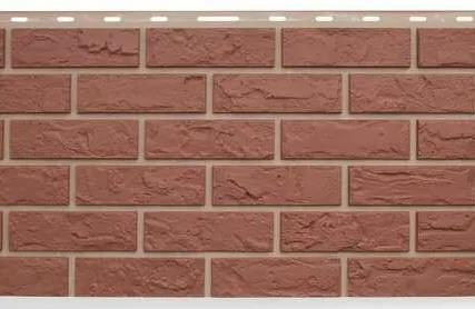 Фото №0 Фасадная панель Кирпич (красный)