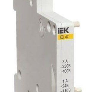фото Контакт состояния КС47 на DIN-рейку IEK