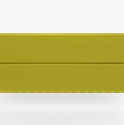 Фото №0 Сайдинг Металлический сайдинг «Евробрус» Premium, 0.5 мм RAL 1018, Желтый