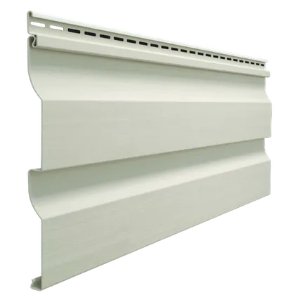 Фото №0 Сайдинг Docke Корабельный брус D4.5D Сливки Деке Premium виниловый