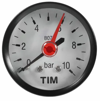 Фото №0 Манометр тыльный 10 бар (АКСИАЛЬНЫЙ)