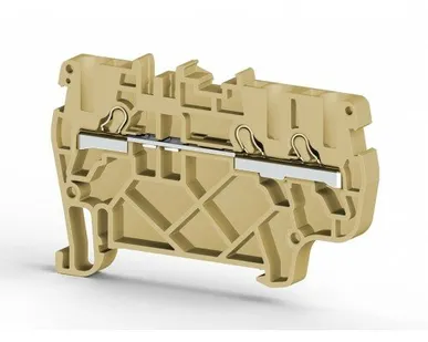 фото Klemsan Клеммник пруж.быстрозажимной (Push in), 3-х выводной, 2,5мм.кв., (синий); PYK 2,5E