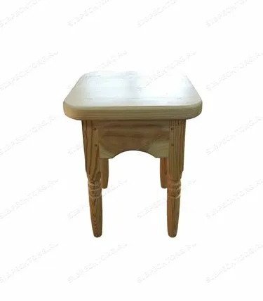 Фото №0 Табурет лак. Сосна (Тогул) АМ