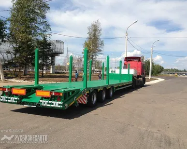 фото Полуприцеп-тяжеловоз 99393 (L 40) с уширителями