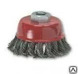 фото Корщетка крацовка чашка. Для болгарки Д.75 мм витая
