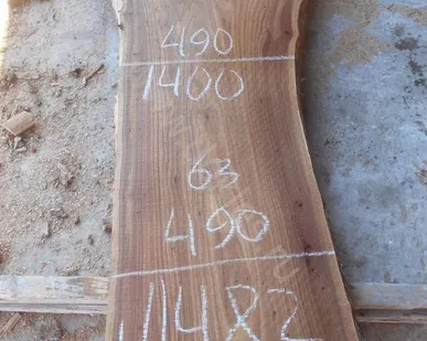 фото Слэб карагач сухой 63 мм № 1482 63х630х1400