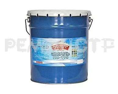 фото Эмаль ПФ-115 20кг зеленая ЦАРИЦЫНСКИЕ КРАСКИ (1/33) П