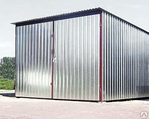 фото Гараж металлический сборный 2,8х4х2м