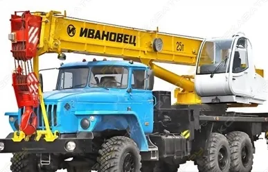 фото Аренда автокрана (автомобильного крана) Ивановец КС-35714, Екатеринбург