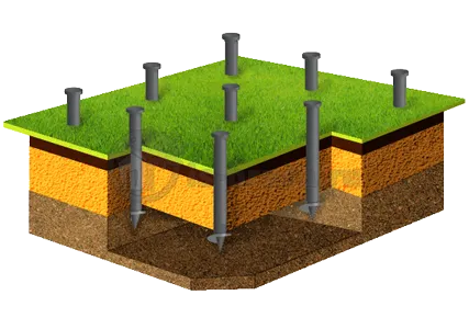 Фото №0 Вкручивание свай Химки