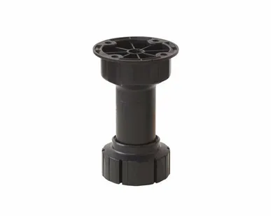 фото Цокольная ножка, H=100 мм, пластмассовая, черная