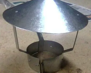 фото Зонт вытяжной кровельный оцинкованный Д-200 мм