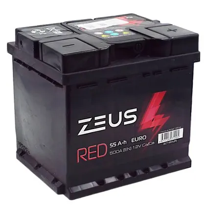 Фото №0 Аккумулятор ZEUS RED 55 Ач о.п. L1
