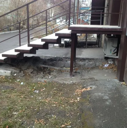 Фото №0 Изготовление наружной лестницы металлической