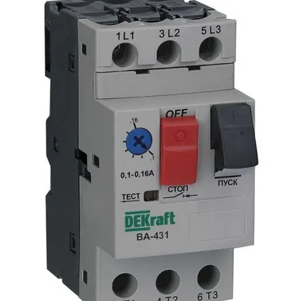 Фото №0 Выключатель авт. защиты двиг. 3п 20.0-25.0А 15кА ВА-431 SchE 21233DEK
