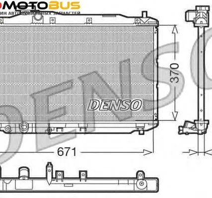 Фото №0 Радиатор, охлаждение двигателя DENSO DRM40005 Радиатор охл. ДВС HO Civic VII
