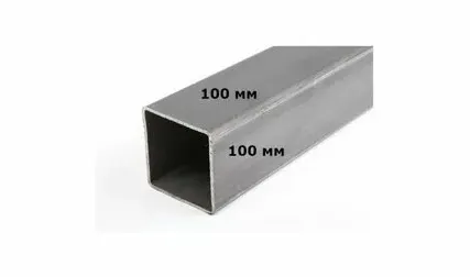 Фото №0 Профильная труба 100:100:3 мм