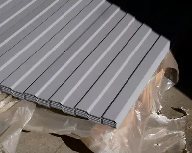 фото Профлист С-8 / серый / 0.45 мм. - RAL 7004 / Сигнальный серый - Глянцевая - с ЛКП - Первый - С-8 - Стандартные - Опт (от 100 листов / от 200 м.пог.)