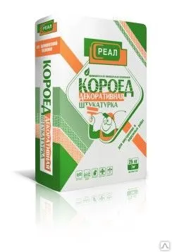 Фото №0 Декоративная Штукатурка Короед для наружных 25 кг