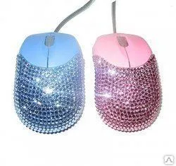 фото Мышь со стразами, USB