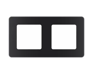 фото Inspiria Рамка 2-м антрацит Leg 673943 Inspiria