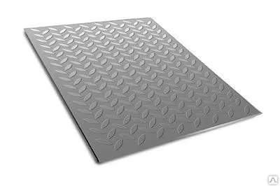 Фото №0 Лист стальной рифленый 3 мм 1250х2500 мм, ст3сп