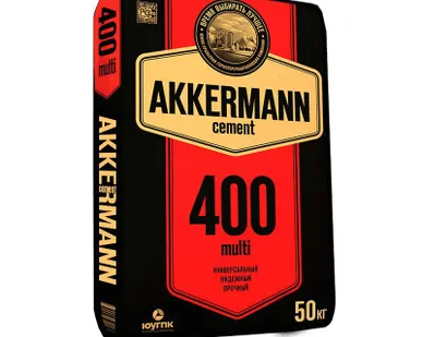 фото Цемент серый М-400 II/A-И 32,5Н, 50кг Akkermann