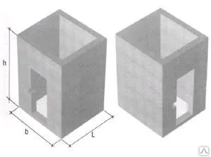 Фото №0 Элемент шахты лифта ШЛП 40п-14 1930x1780x1420, масса 3,35 т
во