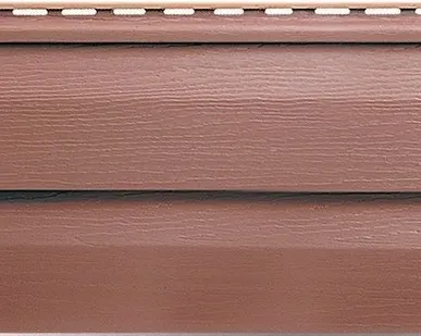 фото Акриловый сайдинг Альта-Профиль "Kanada Плюс" цвет Красно-коричневый