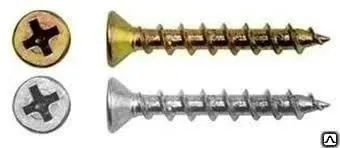 фото Шурупы универсальные с потайной головкой, 5,0 х 90