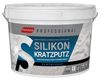 фото Штукатурка декоративная PARADE Professional SILIKON KRATZPUTZ S210, 15 кг.