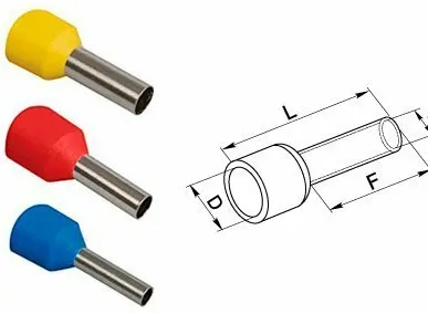 фото Кабельный наконечник IEK Наконечник-гильза Е6018 светло-зеленый (100шт) (UGN10-006-06-18)