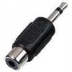 Фото №0 Переходник штекер 3,5мм моно на гнездо RCA