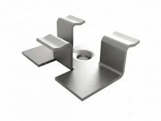 фото Клипса металлическая МОНТАЖНАЯ к DUO 3D (100 шт/уп), POLYWOOD
