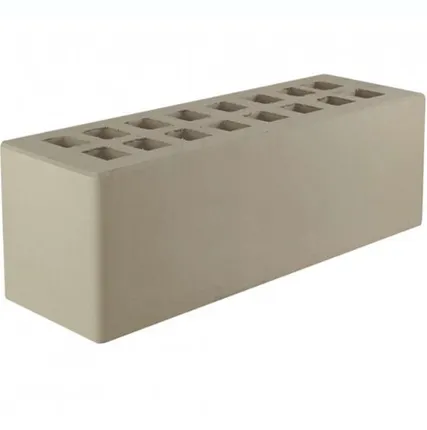 Фото №0 Железногорский кирпичный завод Кирпич лицевой керамический ЖКЗ Серый 0.96НФ