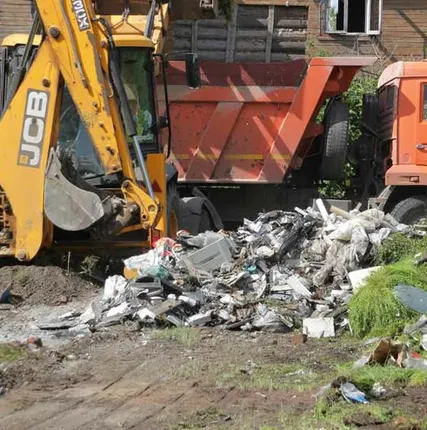 Фото №0 Вывоз мусора самосвалом Камаз 8м³