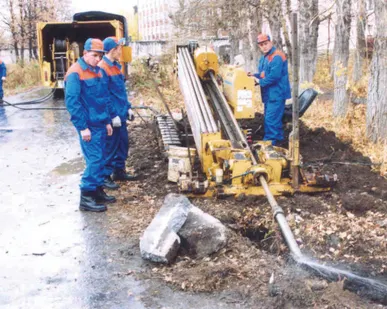 фото Горизонтально-наклонное бурение, диаметры до 800 мм