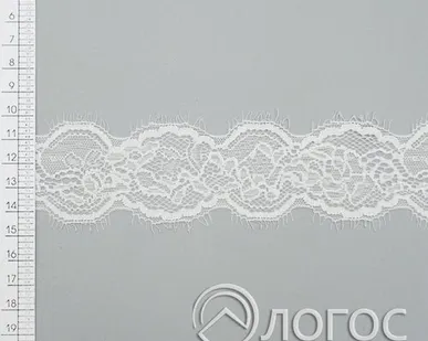 фото Кружево стрейч 50мм ASM-1, И, белый