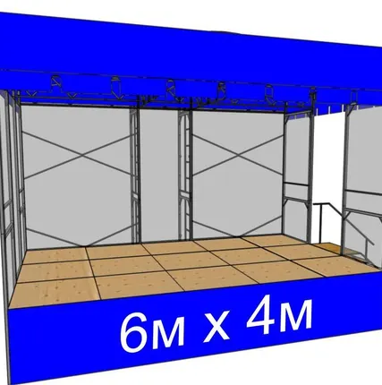 Фото №0 Сцена разборная 6х4 метра
